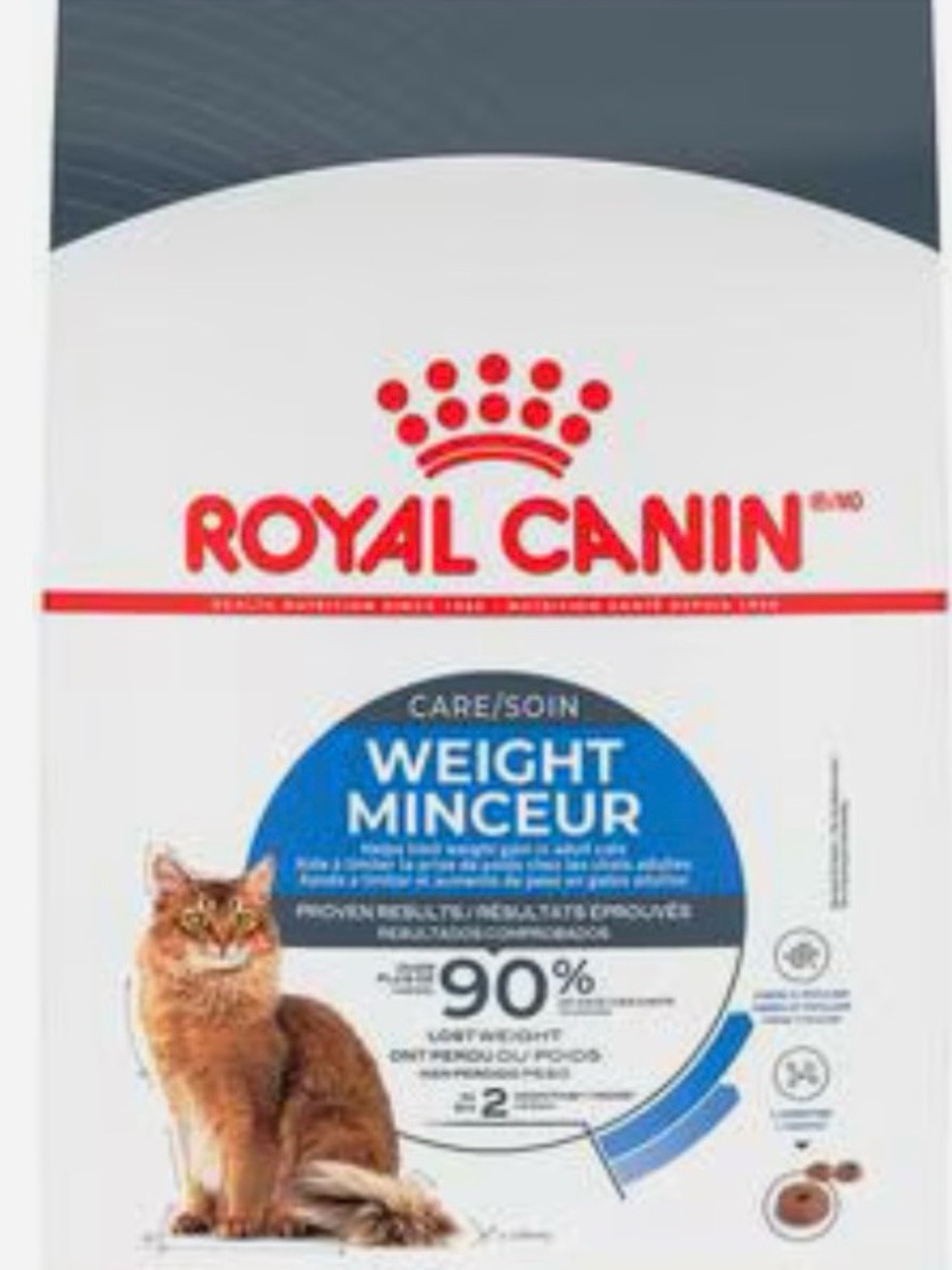 New Royal Canin Weight Care Dry Cat Food - Blue 3lb